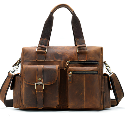 HASKEL | Leather Duffel Bag